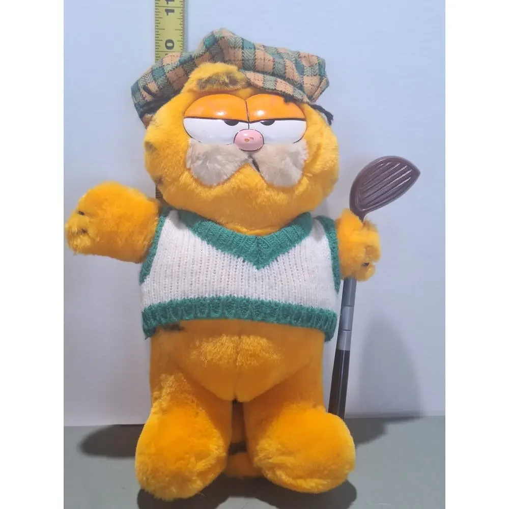 Vintage Garfield Collection Lot 16 Dakin 1981 Costume Plush PAWS Hats Mixed Era